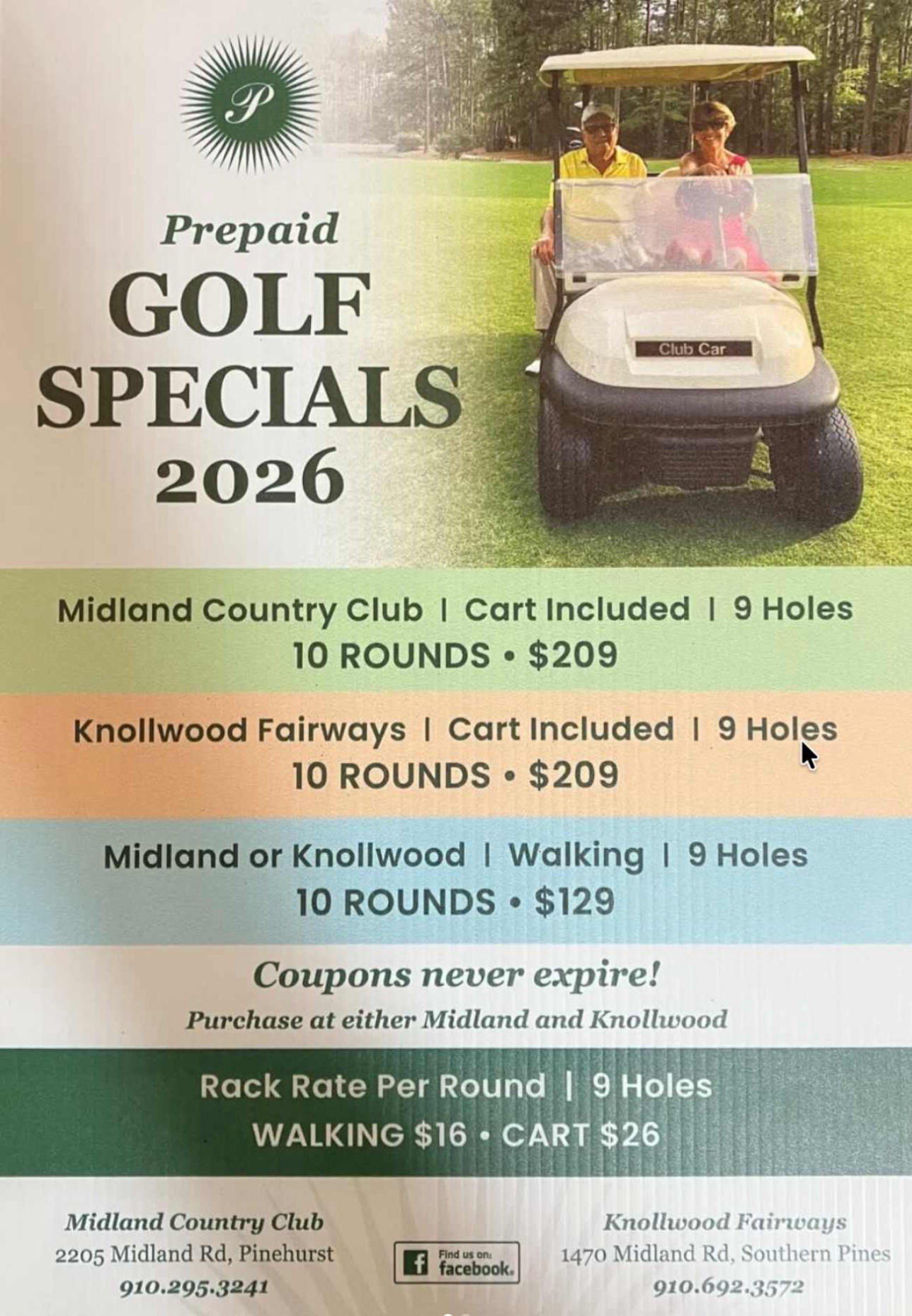 Knollwood Fairways Range Ball Coupons